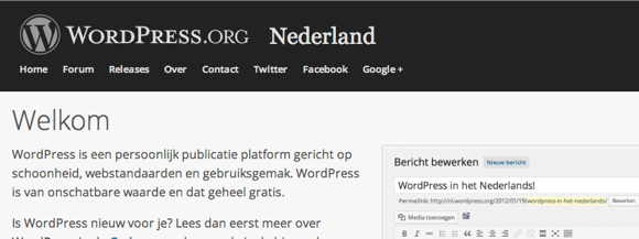 WordPress Nederlands